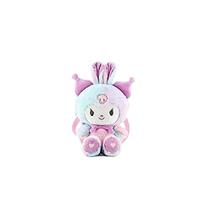 Kuromi My Melody Mochila de pelúcia, Awcvire 15.7 "Cute Cartoon Figura Plush Doll Schoolbag para crianças e meninas, saco de pelúcia adorável para os fãs da série (Kuromi)