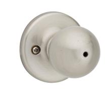 Kwikset Polo Door Knob, encosto ajustável em níquel acetinado
