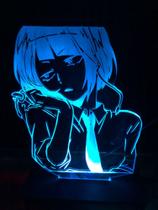 Kyouka Jirou Anime Boku No Hero Academia, Luminária Led 16 Cores - Avelar Criações