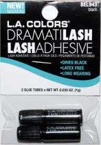 L.A. Colors - Dramatilash Lashadhesive - 2 Glue Tubes Black