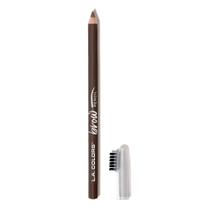 L.A. COLORS Lápis para Sobrancelhas On Point com Pincel Embutido, Marrom Médio CBP393 L.A. COLORS Lápis para Sobrancelhas On Point com Pincel Embutido, Marrom Médio CBP393