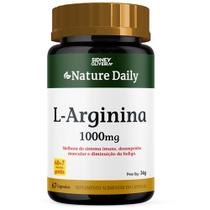L-Arginina 1000 mg 60 Cápsulas Nature Daily - Sidney oliveira