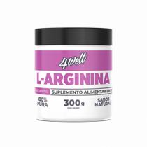 L - Arginina 4well 300g Pote 100% Pura Importada
