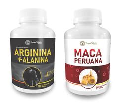 L-Arginina + Alanina 120 Comprimidos 1000mg + Maca 90 Comprimidos 1000mg - Tree of Life