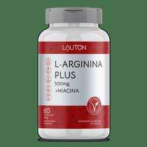 L-Arginina Plus 500mg Lauton Nutrition 60 Cápsulas Vegano