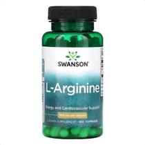 L Arginine Energy Support 500mg 100 Capsulas Swanson