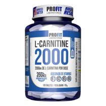 L carnitina 2000 Cromo 120 Tabletes Profit Laboratório