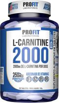 L-carnitina 2000 Queimador Gordura 120 Tabletes Concentrados Profit Labs
