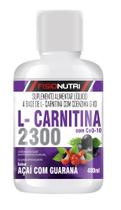 L-carnitina 2,300mg com Coenzima Q-10 480ml - Fisionutri