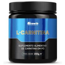 L-Carnitina em Pó 200g Growth Supplements