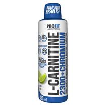 L Carnitine Carnitina C/ Cromo 2300 480ml Queimador Gordura Profit Labs