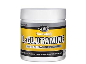 L-Glutamina 100% pura em pó 300g Unilife