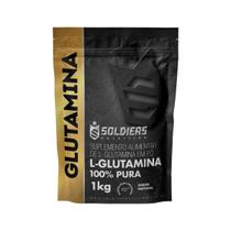 L - Glutamina 1Kg - 100% Pura Importada - Soldiers Nutrition