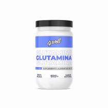 L-Glutamina 4well 600g Pote 100% Pura Sabor Natural