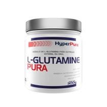 L-GLUTAMINE 300g - HyperPure Suplemento em pó para melhoramento do organismo