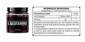 L-glutamine Pure - 300g - Recuperação Muscular - Fisionutri