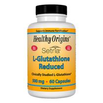 L-Glutathione Setria 500mg 60 Vcaps Healthy Origins Now Life ImportadoUSA