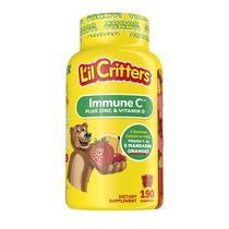 L'il Critters Gummies Kids Immune C 190 unidades Vitamina C Zinco D3 L'il Critters Gummies Kids Immune C 190 unidades Vitamina C Zinco D3