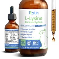 L-Lisina para gatos IRALUN Immune Support Respiratório Saúde Ocular