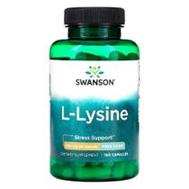 L-Lysine Free Form 500 mg (100 Capsules) - Swanson L-Lysine Free Form 500 mg (100 Capsules) - Swanson