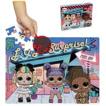 L.O.L. Quebra Cabeça 100 Peças Com Lente Mágica Original Elka Lol Jogo Crianças +6 Anos