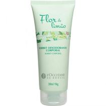 L'occitane au brésil pomar de flores sorbet desodorante corporal flor de limão 200ml L'occitane au brésil pomar de flores sorbet desodorante corporal flor de limão 200ml