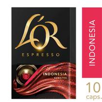 L'OR 10 Cápsulas de Café Indonésia compatível com máqui