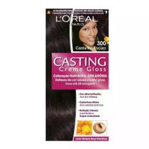 L'Oréal Casting Creme Gloss 300 Castanho Escuro Sem Amônia Brilho Intenso