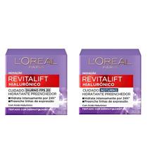 L'oréal Kit Revitalift Hialurônico Antirrugas Dia Noite