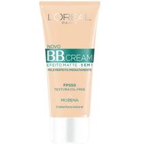 L'oréal paris bb cream 5 em 1 efeito matte fps50 morena 30ml