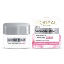 L'oréal Paris Creme Facial Anti-Marcas Dia Glycolic Bright FPS 30 49g