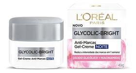 L'oreal Paris Glycolic Bright Gel Creme Noite - 49g L'oreal Paris Glycolic Bright Gel Creme Noite - 49g
