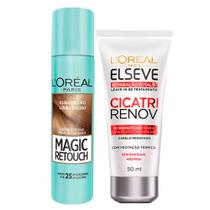 L'Oréal Paris Magic Retouch + Cicatri Renov Kit - Leave-In + Corretivo Capilar Louro Escuro L'Oréal Paris Magic Retouch + Cicatri Renov Kit - Leave-In + Corretivo Capilar Louro Escuro
