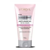 L'Oréal Paris Novo Gel de Limpeza Glycolic Bright Anti-Marcas Purifica Uniformiza Ácido Glicólico