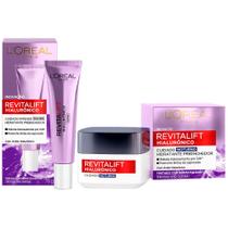 L'Oréal Paris Revitalift Hialurônico Kit Creme para Olhos + Creme Facial Anti-idade Noturno