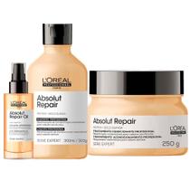 L'Oréal Professionnel Absolut Repair Kit Condicionador + Máscara + Óleo