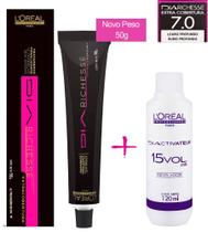 L'Oréal Professionnel Kit Dia Richesse Tonalizante 50g - 7.0 Louro Profundo + Rev. 15v