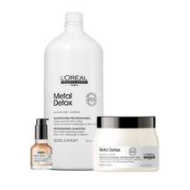L'Oréal Professionnel Metal Detox e Óleo Capilar Kit Salão (3 Produtos) L'Oréal Professionnel Metal Detox e Óleo Capilar Kit Salão (3 Produtos)