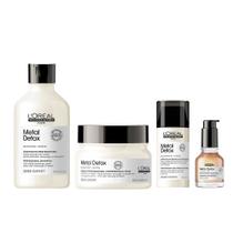 L'oréal Professionnel Metal Detox Kit Shampoo + Máscara + Leave-In + Óleo Capilar L'oréal Professionnel Metal Detox Kit Shampoo + Máscara + Leave-In + Óleo Capilar