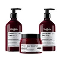 L'Oréal Vitamino Color Spectrum Shampoo, Condicionador e Máscara 500ml L'Oréal Vitamino Color Spectrum Shampoo, Condicionador e Máscara 500ml