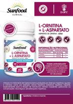 L-ornitina + L-aspartato 600mg 60 capsulas