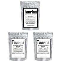 L-taurina 1kg - 100% Pura - Importada - Shape It - 3 unidades