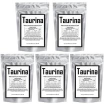 L-taurina 250g - 100% Pura - Importada - Shape It - 5 unidades