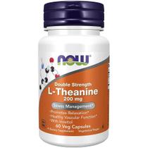 L Teanina Theanine 200mg 60 Capsulas Now Foods Importada