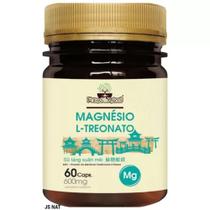 L-treonato 600mg Em 2 - 60 Caps Folhas e Raizes