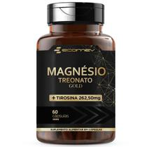 L Treonina de Magnesio + L Tirosina Gold 500mg 60 Cápsulas Ecomev