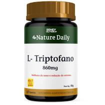L-triptofano 860mg nature daily 60 cáps + 7 sidney oliveira
