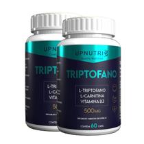 L-Triptofano L-Carnitina e Vit B3 500mg 60 Cáps Kit X2