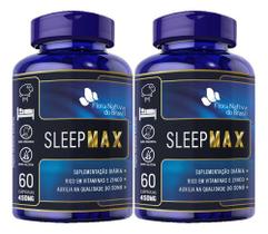 L Triptofano Sleep Max 2 X 60 Capsulas 450mg - Flora Nativa