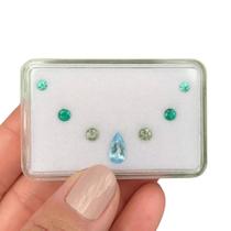 L0040 2,43ct 7ø - Safira + Esmeralda + L0040 2,43ct 7ø - Safira + Esmeralda +